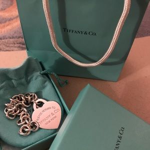 Tiffany and Co retired XL heart tag bracelet